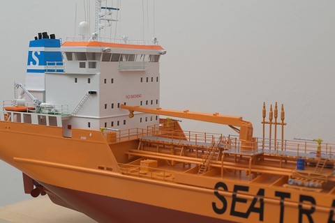 Maquette du pétrolier Trans Sund