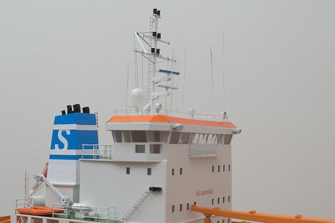 Maquette du pétrolier Trans Sund