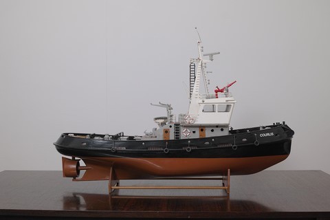 Maquette bateau remorqueur Courlis Maquette bateau remorqueur Courlis