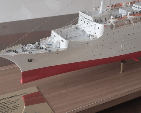Maquette du paquebot Renaissance