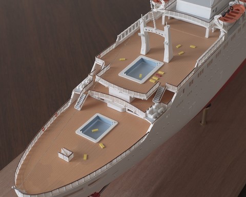 Maquette du paquebot Renaissance