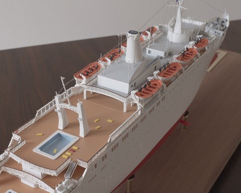 Maquette du paquebot Renaissance