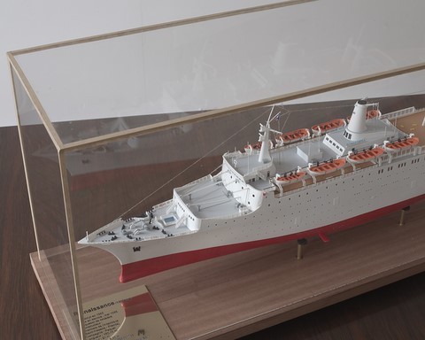 Maquette du paquebot Renaissance