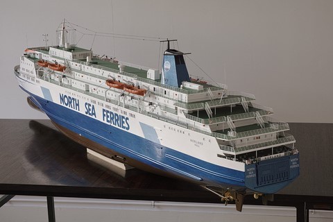 Maquette du Norland, ferry de la Mer du Nord