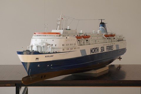 Maquette du Norland, ferry de la Mer du Nord
