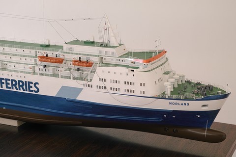 Maquette du Norland, ferry de la Mer du Nord
