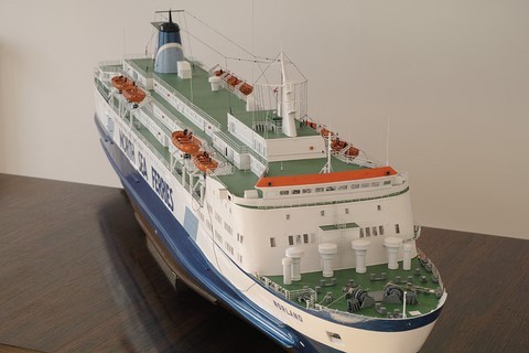 Maquette du Norland, ferry de la Mer du Nord