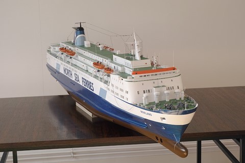 Maquette du Norland, ferry de la Mer du Nord