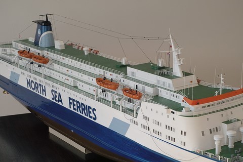 Maquette du Norland, ferry de la Mer du Nord