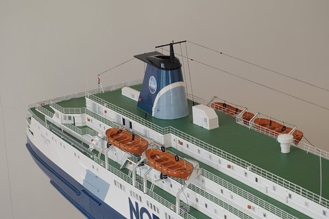 Maquette du Norland, ferry de la Mer du Nord