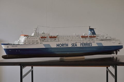 Maquette du Norland, ferry de la Mer du Nord