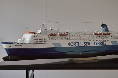 Maquette du Norland, ferry de la Mer du Nord