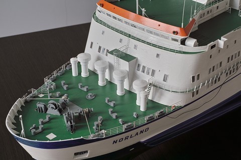 Maquette du Norland, ferry de la Mer du Nord