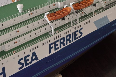 Maquette du Norland, ferry de la Mer du Nord