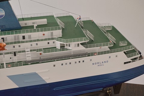 Maquette du Norland, ferry de la Mer du Nord