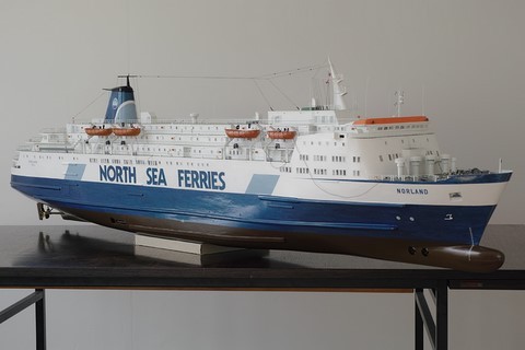 Maquette du Norland, ferry de la Mer du Nord