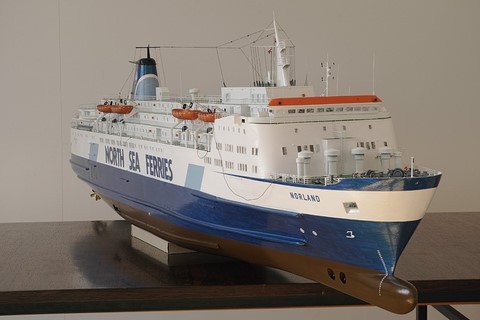 Maquette du Norland, ferry de la Mer du Nord