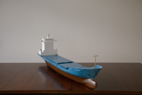 Porte-conteneur RC Bleu