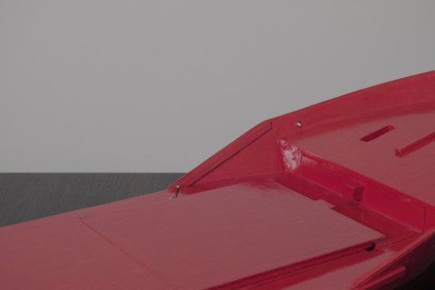Porte-conteneur RC rouge