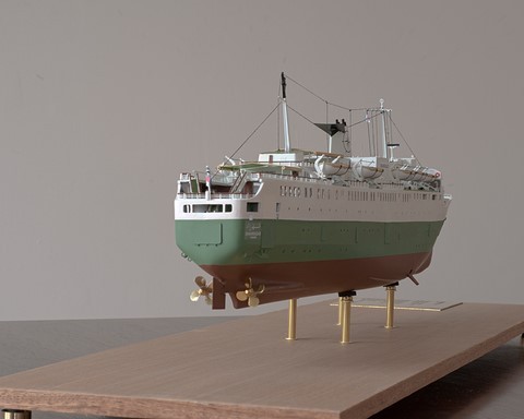 Maquette paquebot Shahrazad